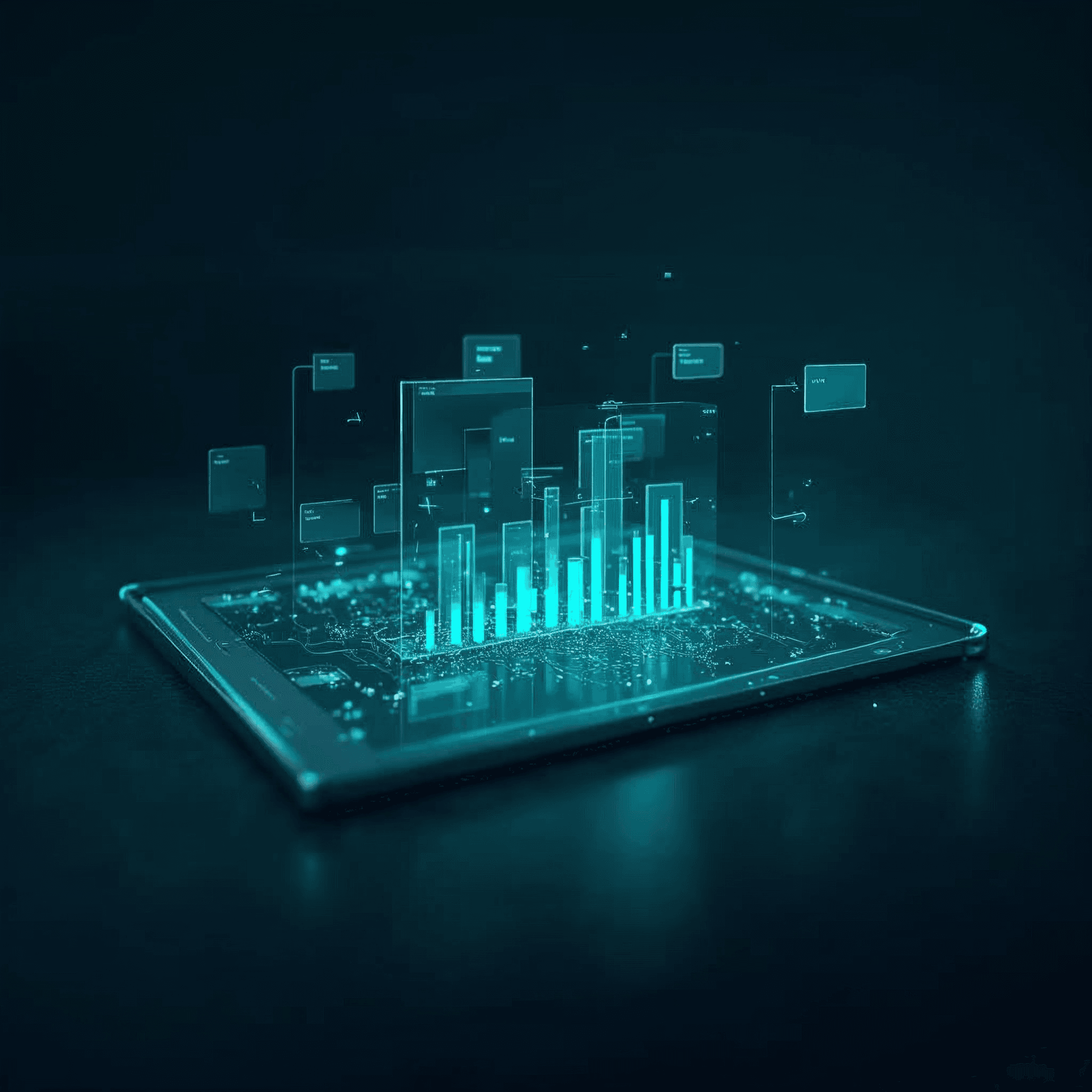 Operations dashboard showing extracted document fields, review queue, and throughput metrics