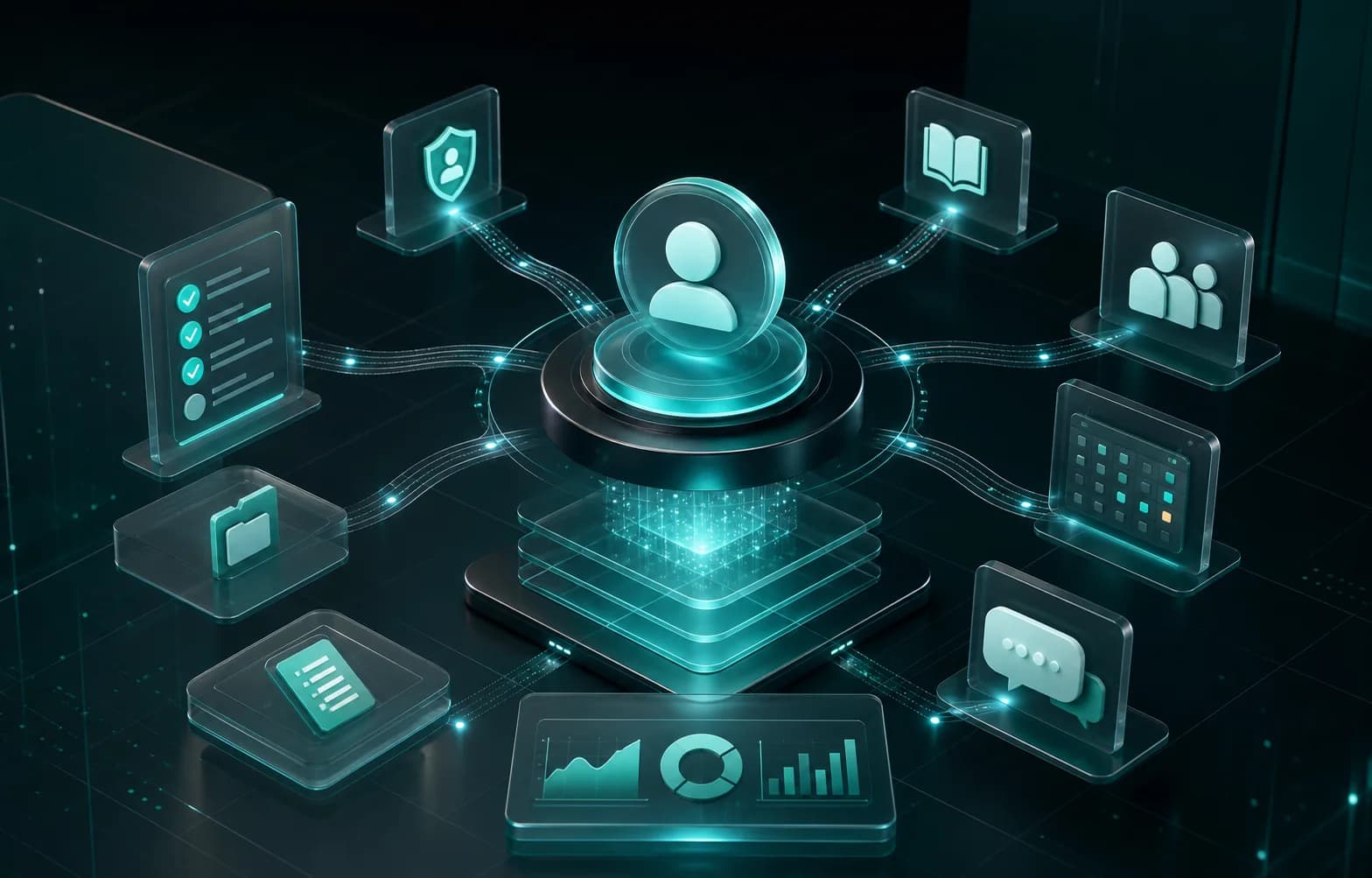 AI-enabled employee onboarding platform connecting identity, learning, tasks, documents, and analytics