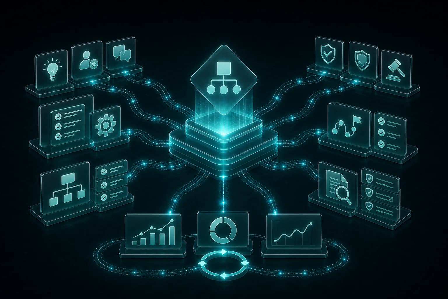 AI knowledge transfer and quality platform connecting procedures, controls, and operational analytics
